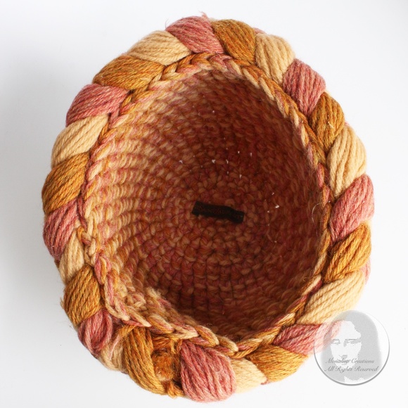 Yves Saint Laurent Knit Hat Multicolor Thick Braid Wool Cap Vintage 1970s Rare - Picture 14 of 15